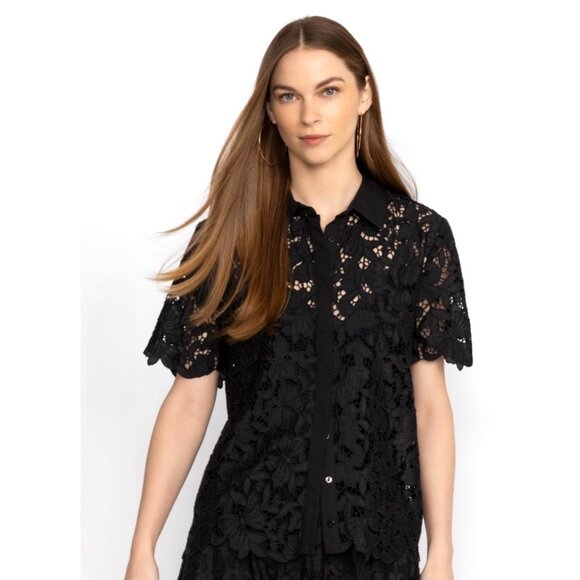 Johnny Was 2 Pc. Lace Shirt & Camisole NWT - Picture 8 of 16